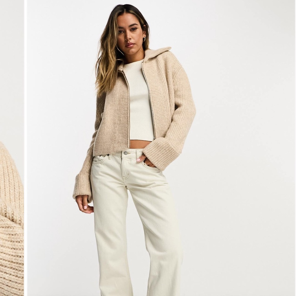 ASOS Design Zip Cardigan - Picture 4 of 8